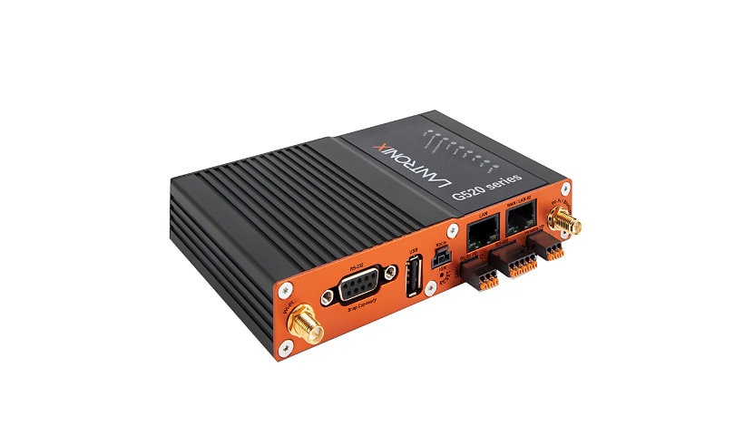 Lantronix G520 Series G526 - wireless router - WWAN - Wi-Fi 5, Bluetooth - 4G - desktop