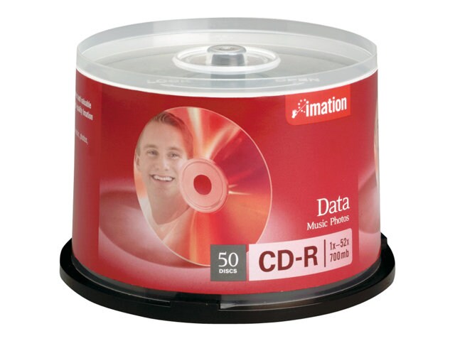 Imation 52x CD-R 700 MB/80 Min 50 Pack Spindle