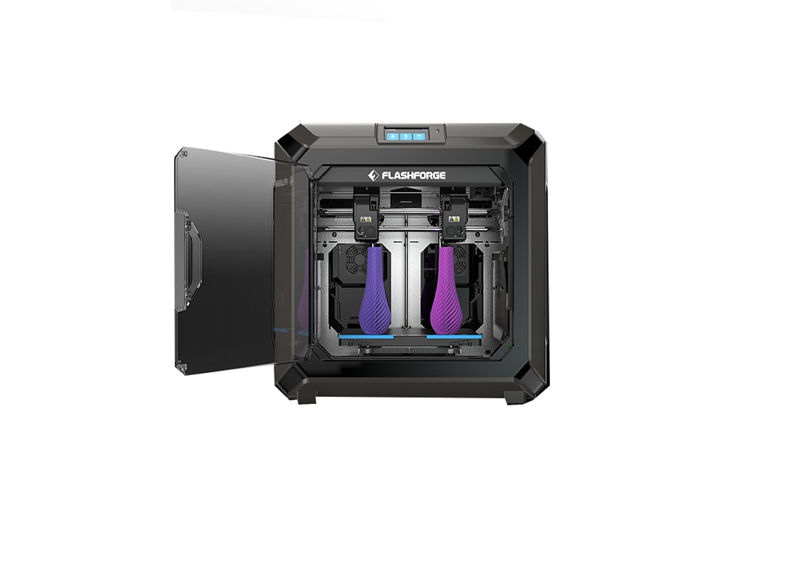 FlashForge Creator 3 PRO Independent Dual Extrusion 3D Printer - Black/Gray