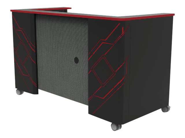 Spectrum Esports - workstation - rectangular - steel mesh
