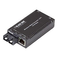 Black Box MultiPower Miniature Fast Ethernet Media Converter - fiber media