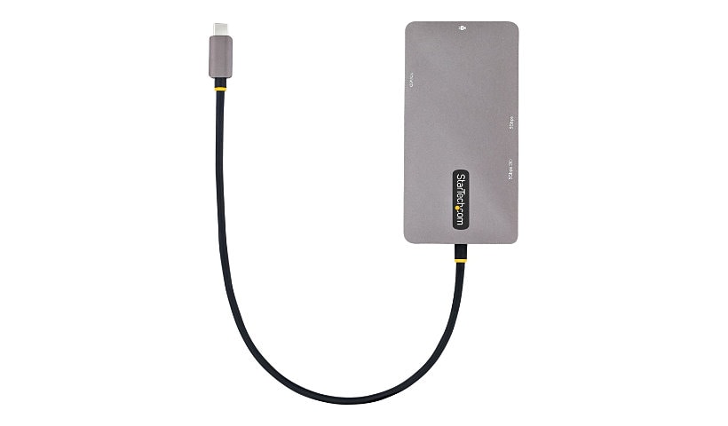 StarTech.com USB C Multiport Adapter, Dual HDMI, 4K 60Hz, 2x 5Gbps USB-A Hub, 100W Power Delivery, GbE, SD/MicroSD, USB