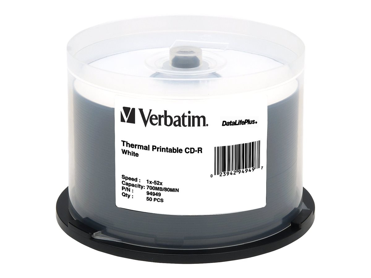 Verbatim DataLifePlus - CD-R x 50 - 700 MB - storage media