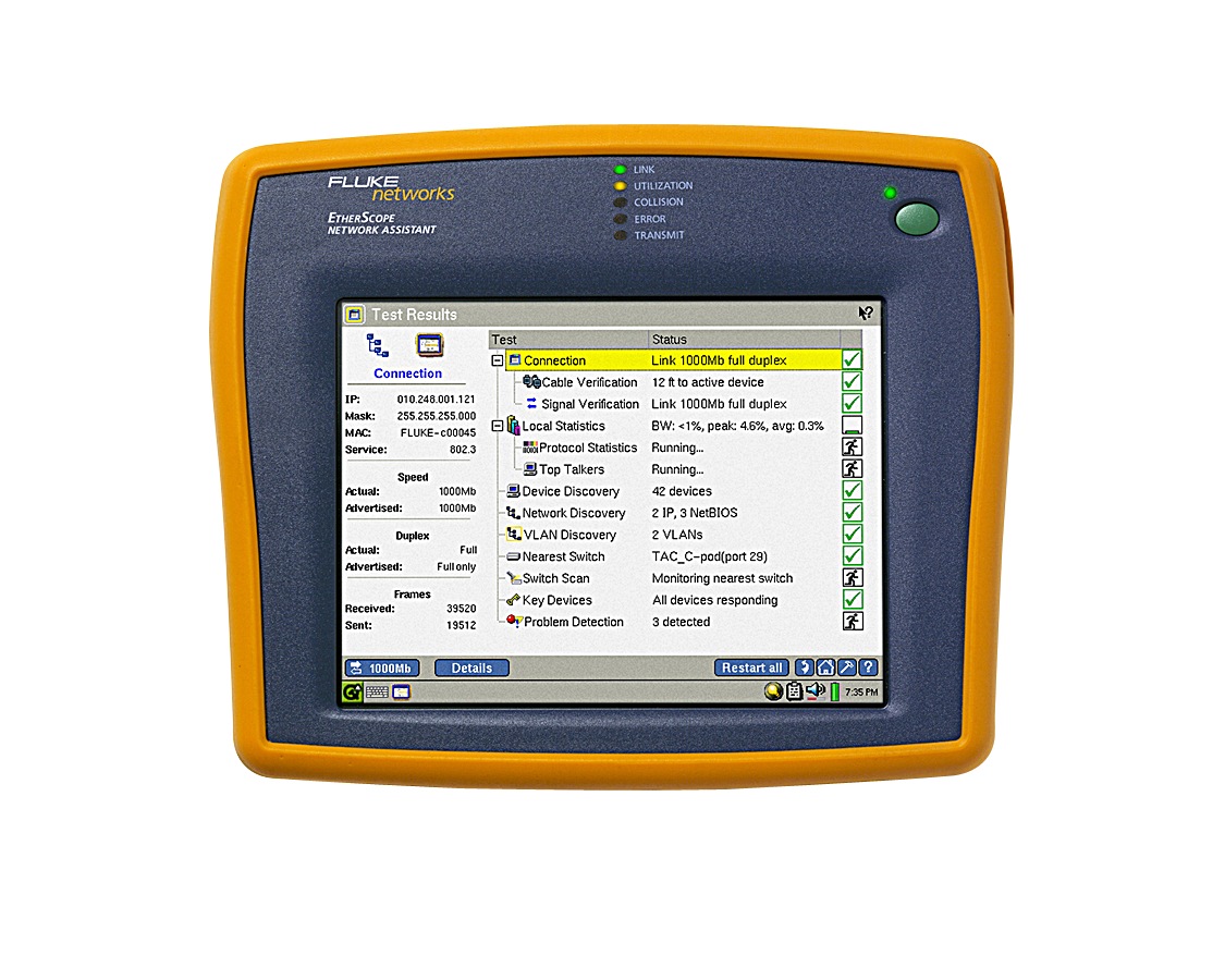 Fluke Networks EtherScope Network Assistant