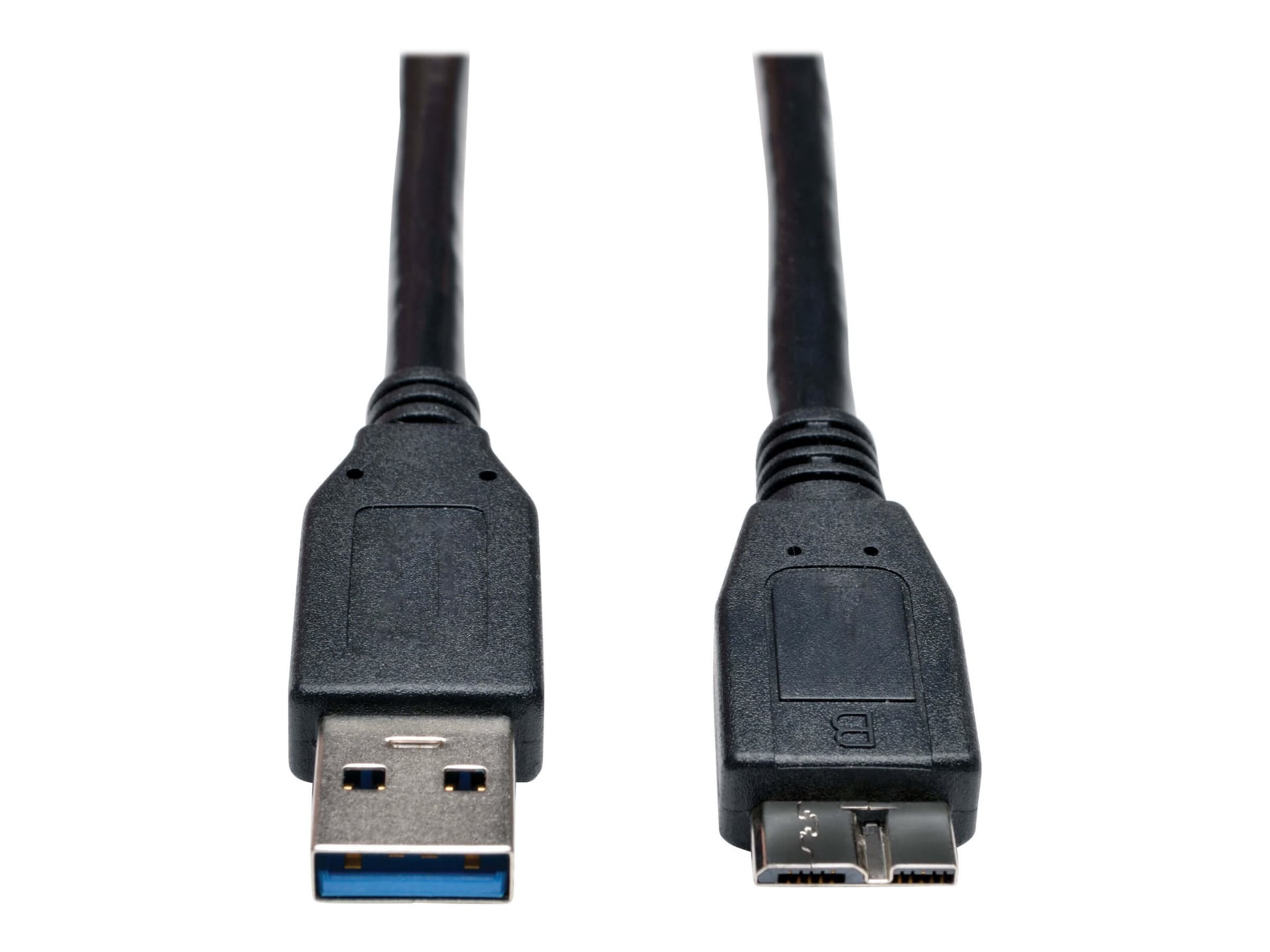 Eaton Tripp Lite Series USB 3.0 SuperSpeed Device Cable (A to Micro-B M/M) Black, 6 ft. (1.83 m) - USB cable - Micro-USB