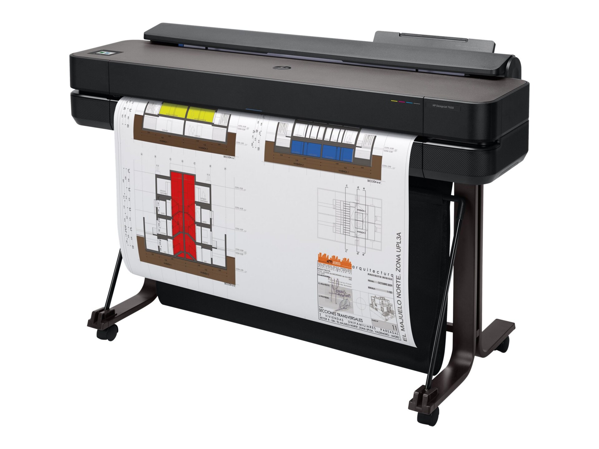 HP Designjet T650 A1 Inkjet Large Format Printer - 36" Print Width - Color