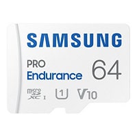 Samsung PRO Endurance MB-MJ64KA - flash memory card - 64 GB - microSDXC UHS-I