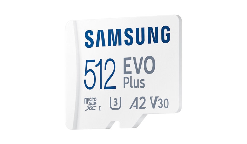 Samsung EVO Plus 512GB microSDXC Memory Card with SD Adapter