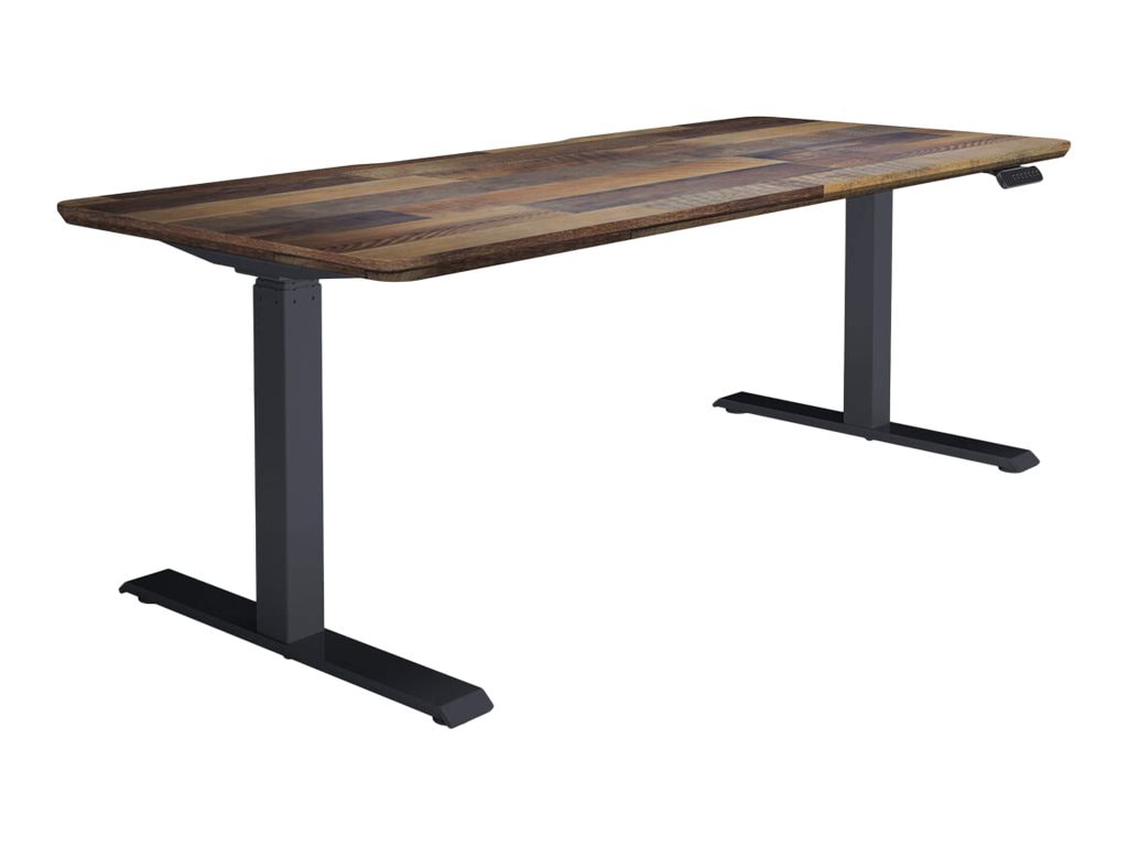 VARIDESK QuickPro - Table - Rectangular - Reclaimed Wood