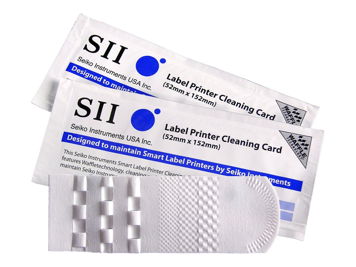 Seiko Instruments SLP-CLNCRD - 1 - printer cleaning card