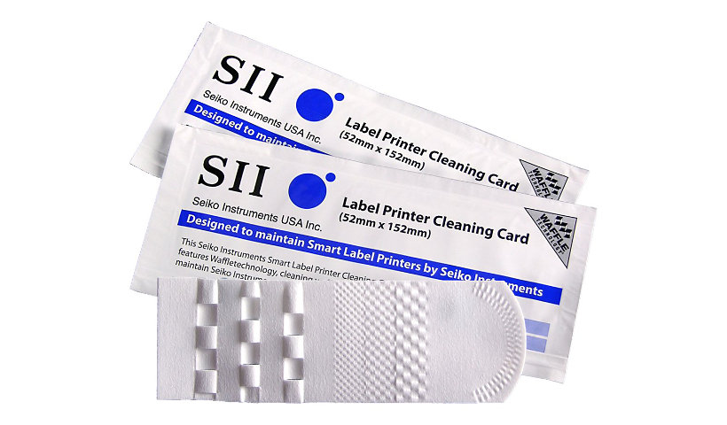 Seiko Instruments SLP-CLNCRD - 1 - printer cleaning card