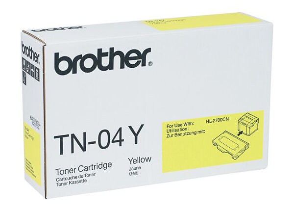 Brother TN04Y Yellow Toner Cartridge

