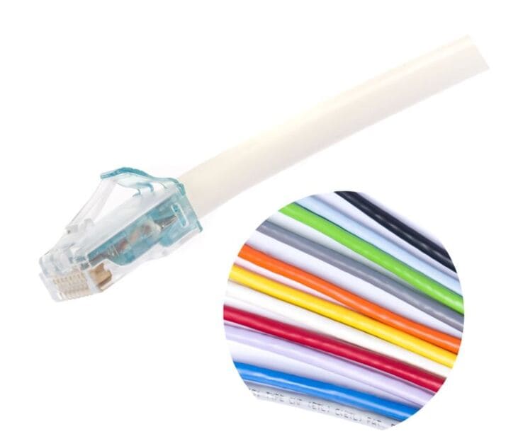 COMMSCOPE 1FT CAT6A U/UTP 28AWG WHT