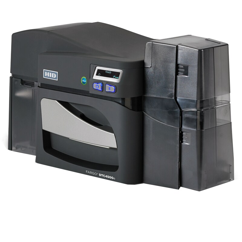 HID FARGO DTC4500e Dual Side ID Card Printer - 055320 - Thermal ...