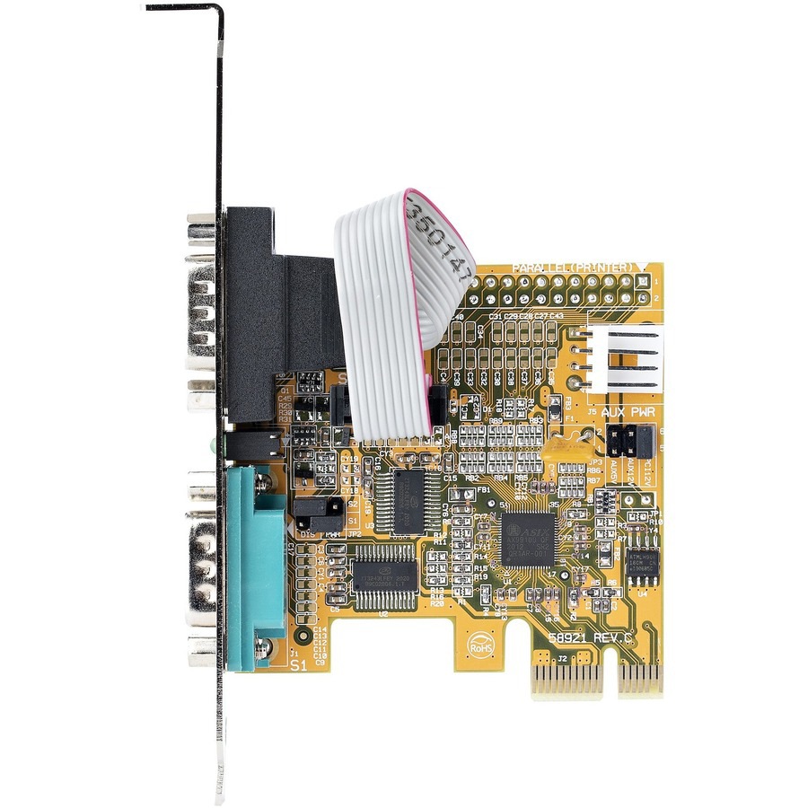 StarTech.com 2-Port PCI Express Serial Card, Dual Port PCIe to RS232 (DB9)