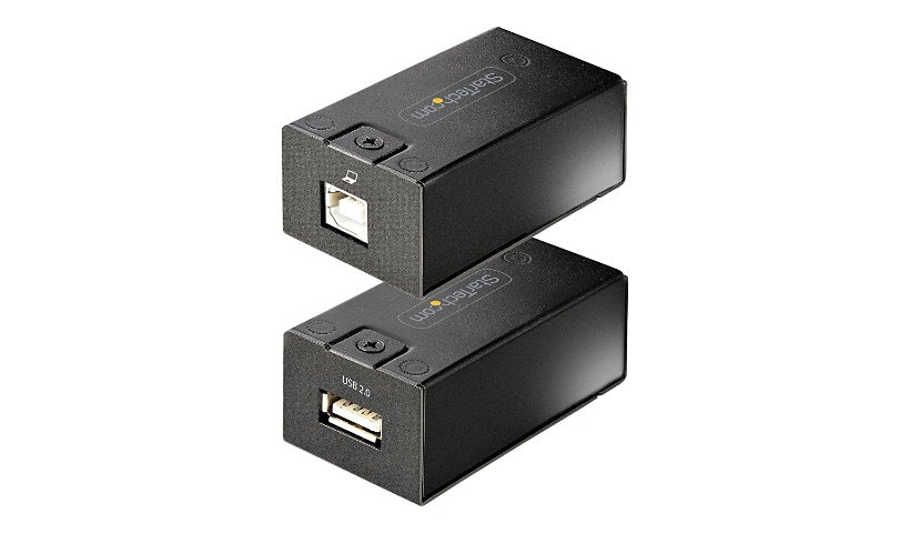 StarTech.com 150m (492ft) USB 2.0 Extender over Cat5e/Cat6 Ethernet Cable, Externally Powered USB Extender/Adapter via
