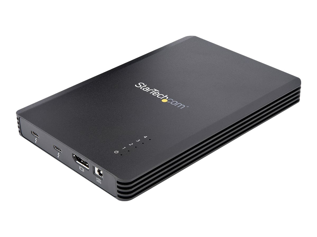 StarTech.com 4 Bay Thunderbolt 3 NVMe Enclosure, For M.2 NVMe SSDs, 40Gbps
