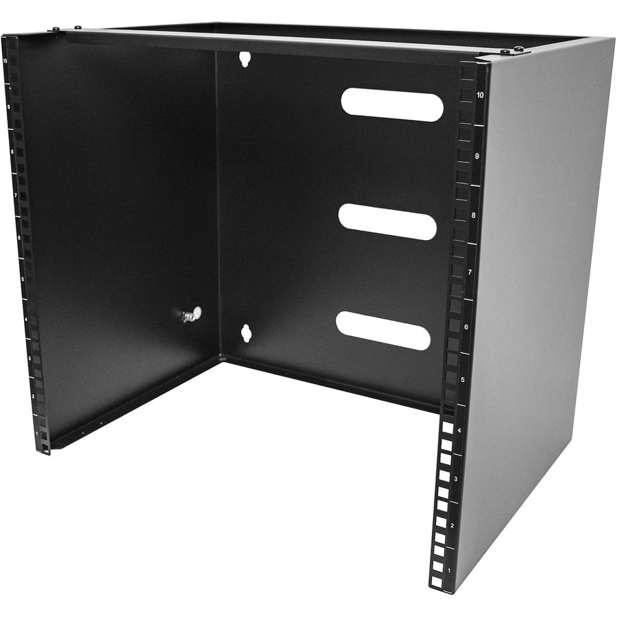 StarTech.com 10U Wall Mount Rack, 14in Deep, 19 inch Wall Mount Network Rac
