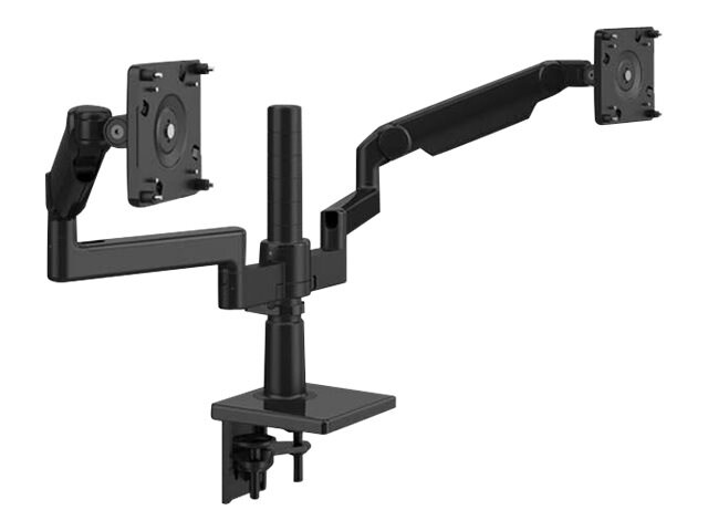Humanscale M/FLEX M2.1 - kit de montage - pour 2 écrans LCD - noir avec bordure noire