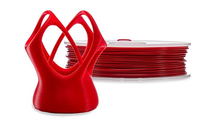 Ultimaker PLA 750g Spool Material for 3D Printers - Red
