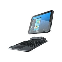 Zebra 2-in-1 - keyboard - with touchpad, extendable integrated handle - QWE