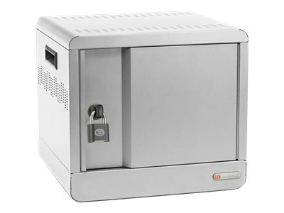 Bretford Cube Micro Station Pre-Wired TVS10USBC cabinet unit - for 10 notebooks/tablets - artic white