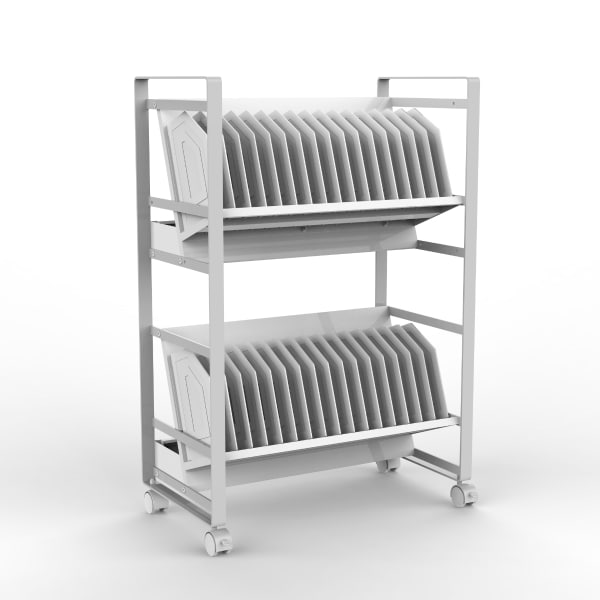 LUXOR 32-TAB CHARGING CART WHITE