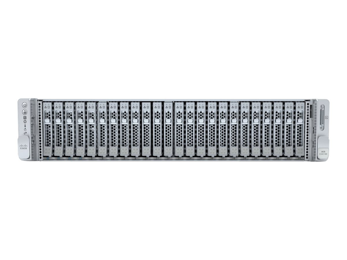 Cisco Hyperflex System HX240 M6 Edge Hybrid - rack-mountable - no CPU - 0 GB - no HDD