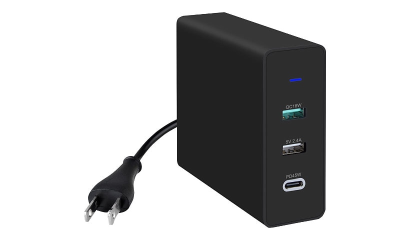 4XEM power adapter - USB, 24 pin USB-C - 75 Watt