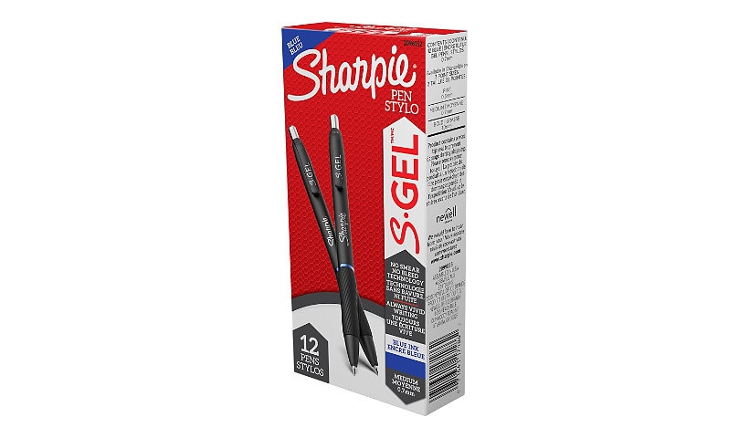 Sharpie S-Gel - rollerball pen - blue (pack of 12)
