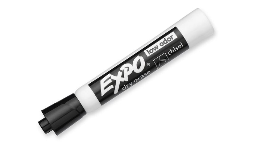 Dymo Expo Low Odor Chisel Tip Dry Erase Markers- Black