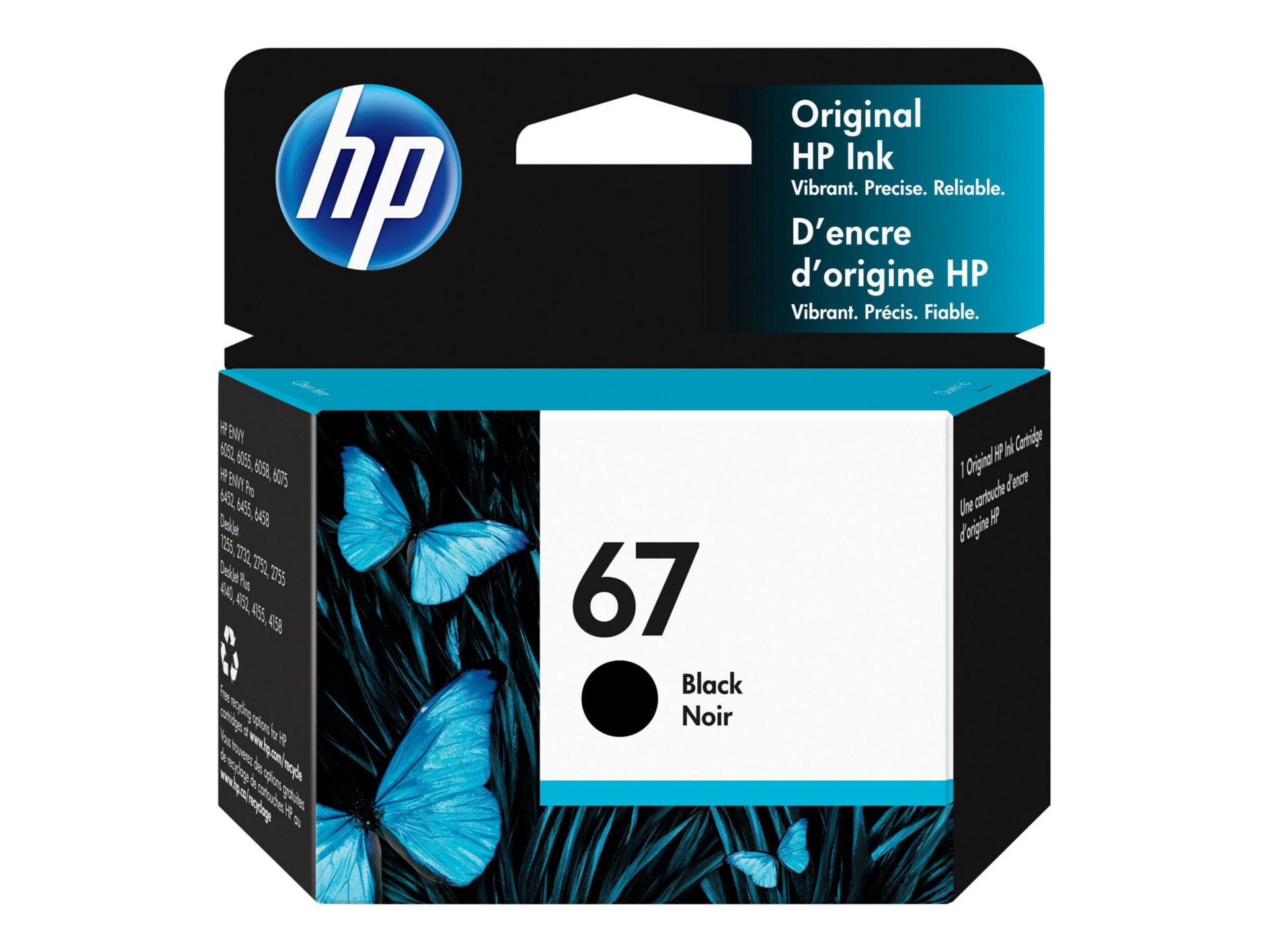 HP 67 Original Inkjet Ink Cartridge - Black Pack