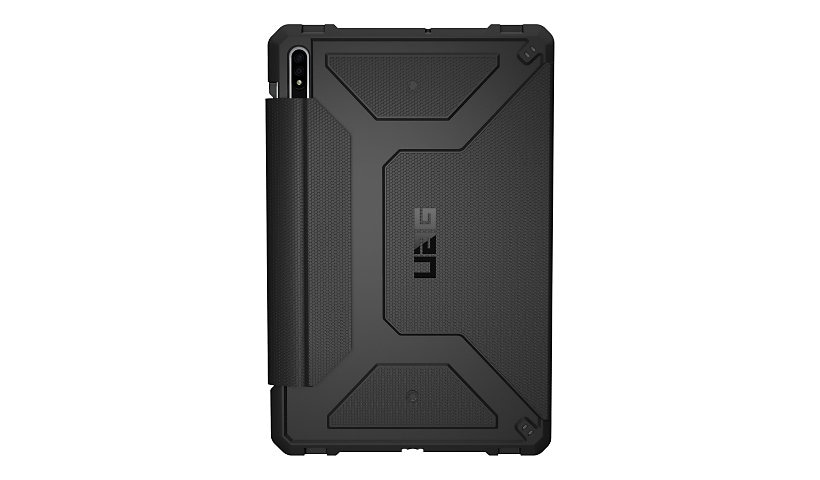 UAG Case for Samsung Galaxy Tab S8 (11-in)(SM-X700 & SM-X706) - Metropolis Black - flip cover for tablet