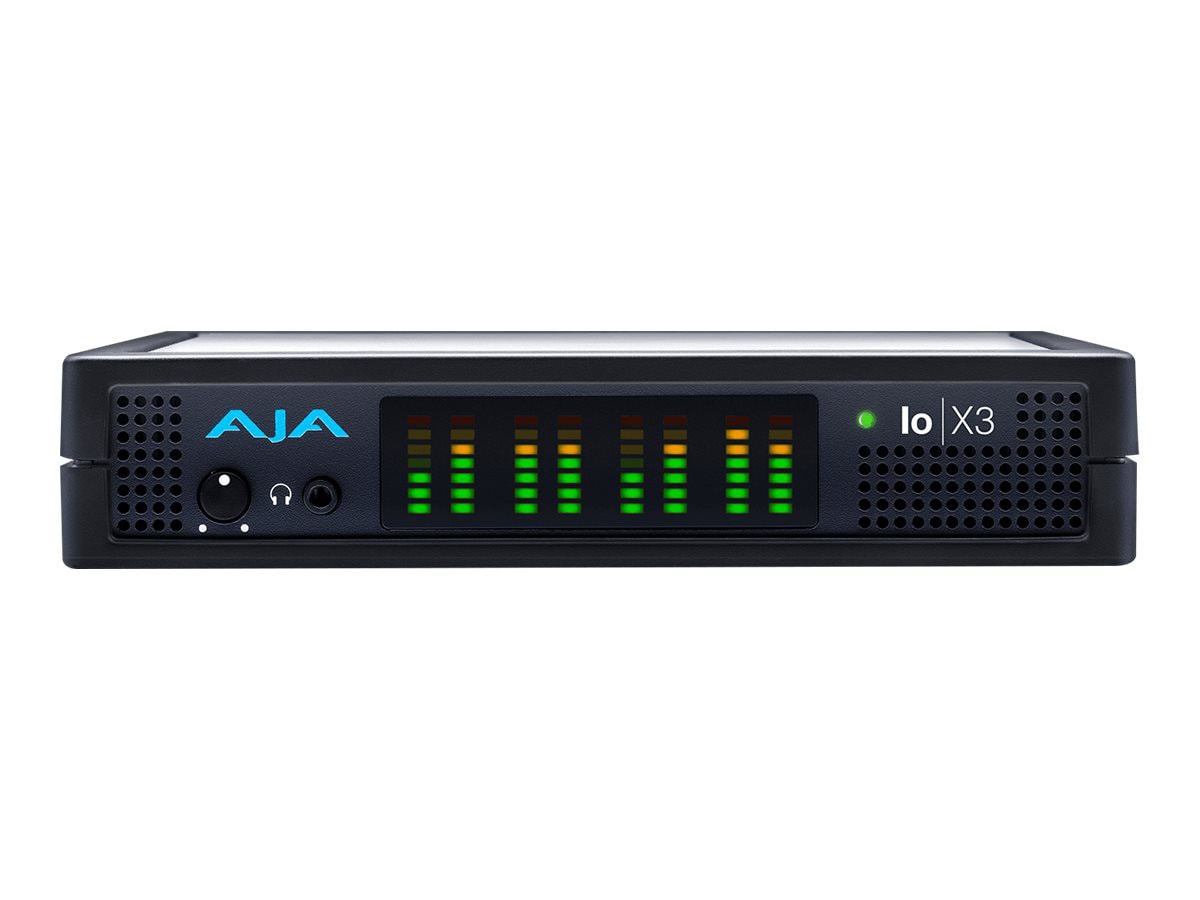 AJA Io X3 multi-channel 2K/HD/SD video I/O