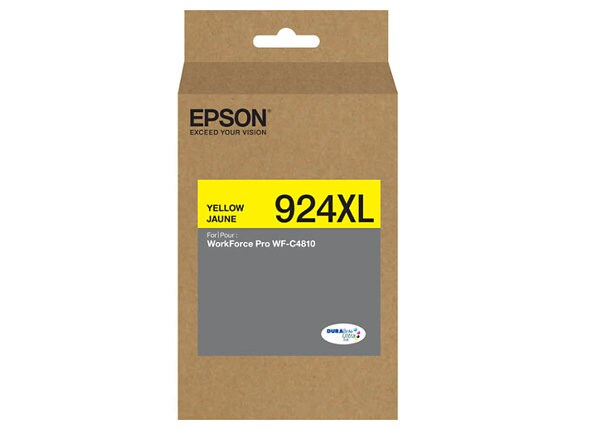T924XL420 (924XL) DURABrite Ultra 924XL High-Yield Ink, Yellow T924XL420 (924XL) DURABrite Ultra 924XL High-Yield Ink, Yellow