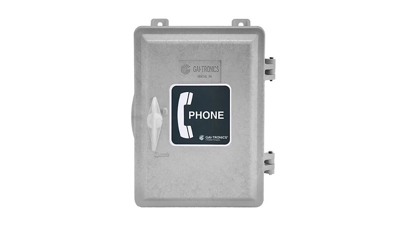 GAI-Tronics NEMA 4X VoIP Rugged Handset Telephone - Gray