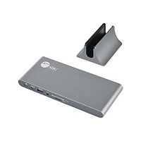 SIIG USB-C Dual Video MST Docking Station with PD Charging - docking station - USB-C - 2 x HDMI - GigE