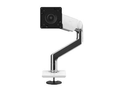 Humanscale M10 - mounting kit - adjustable arm - for LCD display - polished aluminum with white trim