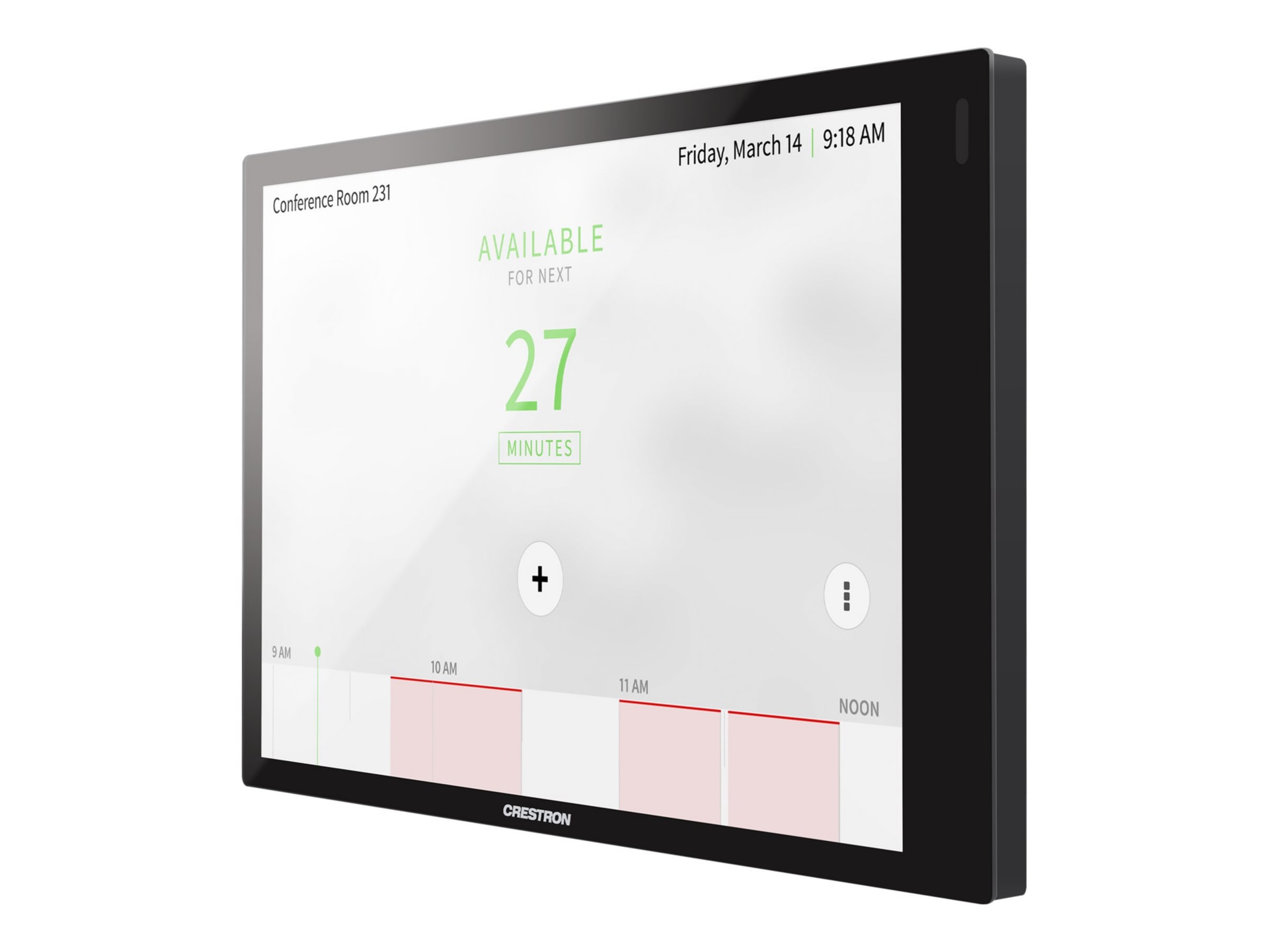 Crestron Room Scheduling Touch Screen TSS-770-B-S-LB KIT - room manager - 8