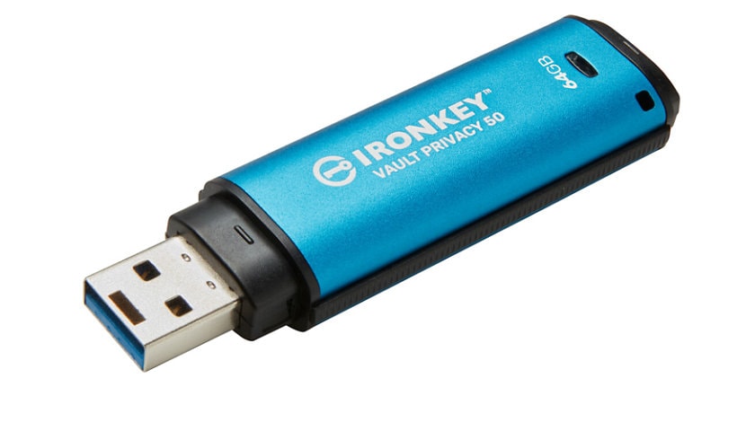 Kingston IronKey Vault Privacy 50 Series - USB flash drive - 64 GB - TAA Co