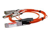 Proline Cisco QSFP-4SFP25G-AOC7M Compatible TAA Compliant 100GBase-AOC QSFP28 to 4xSFP28 Direct Attach Cable (850nm,