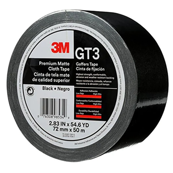 3M GT3 72MMX50 BLK GRAFFERS TAPE