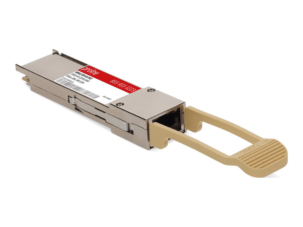 Proline Mellanox® MMA1T00-HS Compatible TAA 200GBase-SR4 QSFP56 Transceiver Infiniband HDR (MMF, 850nm, 100m, MPO, DOM)