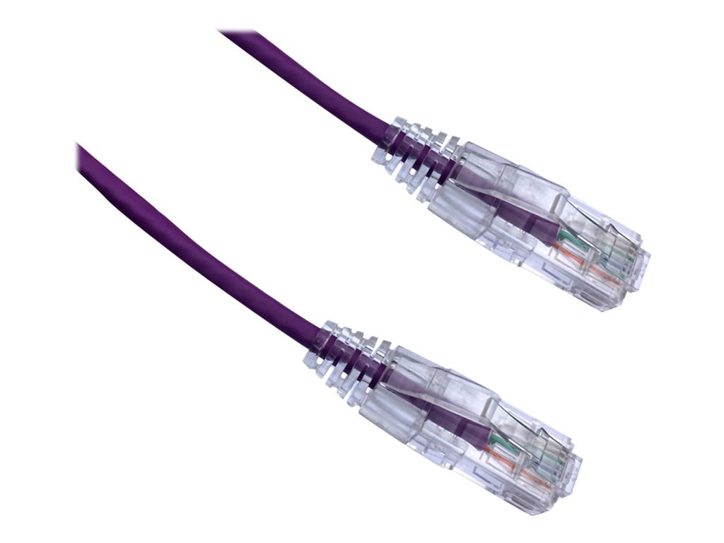Axiom BENDnFLEX Ultra-Thin - patch cable - 25 ft - purple