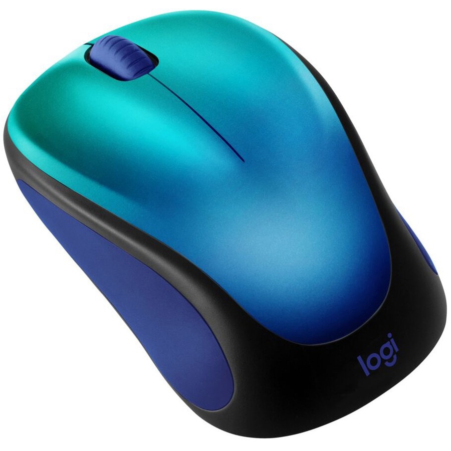 Logitech Design Collection - Limited Edition - mouse - 2.4 GHz - aurora blue