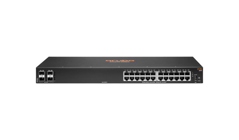 HPE Aruba 6000 24G 4SFP Switch - switch - 24 ports - managed - rack-mountable