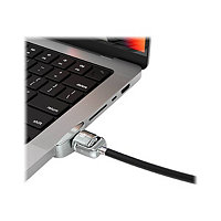 Compulocks Ledge Lock Adapter for MacBook Pro 16" M1, M2 & M3 with Keyed Cable Lock - security slot lock adapter