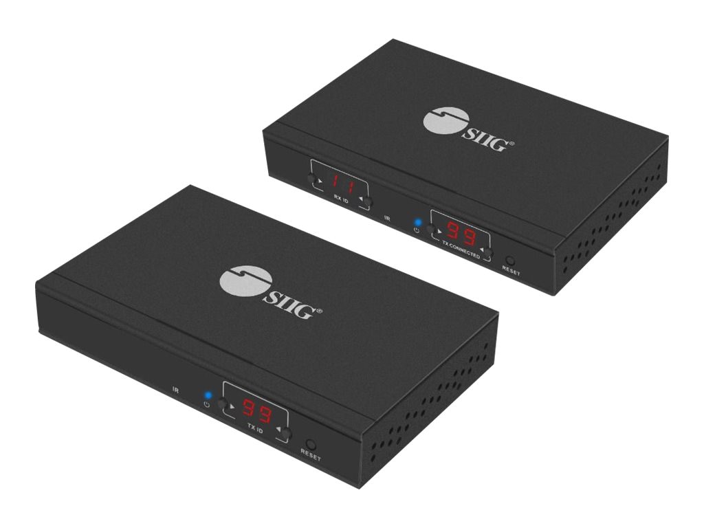 SIIG Full HD HDMI Over IP Extender Kit - video/audio/infrared/serial extend