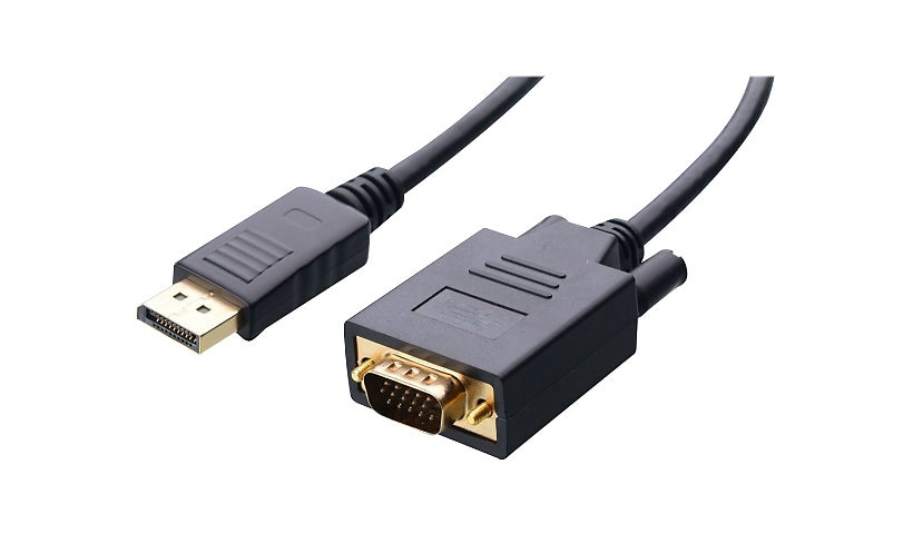4XEM - video adapter cable - DisplayPort to HD-15 (VGA) - 6 ft