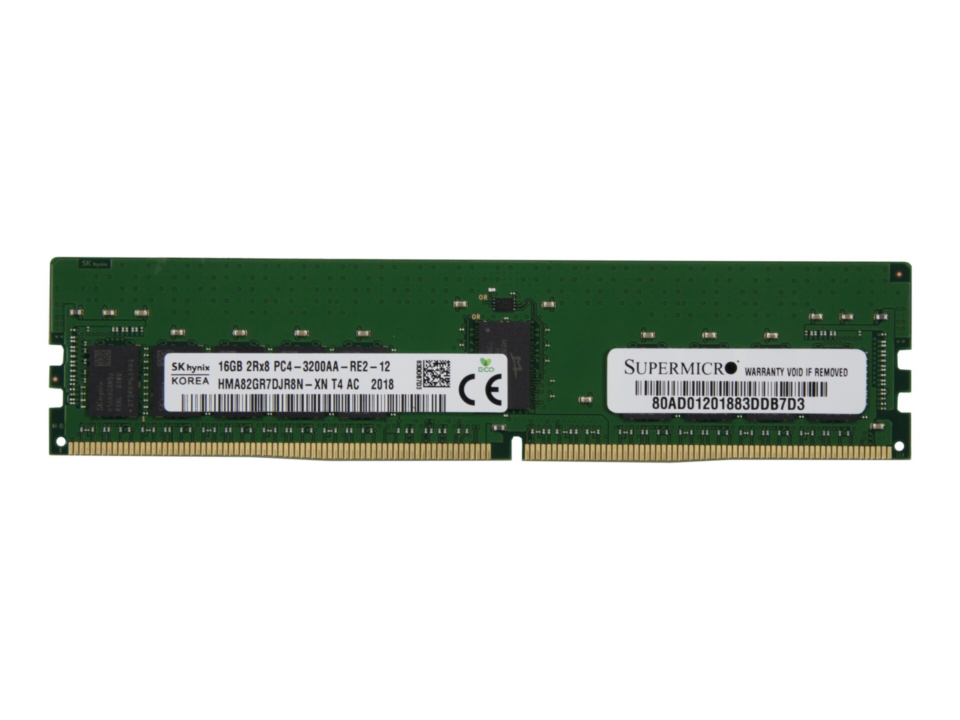 SK Hynix - DDR4 - module - 16 GB - DIMM 288-pin - 3200 MHz / PC4-25600 - re